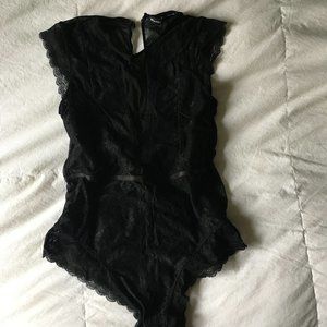 Brandy Melville Sheer Lace Bodysuit